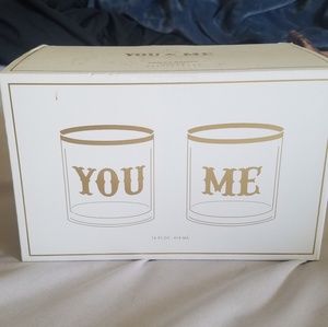 Pottery Barn Emily & Meritt You & Me Glasses